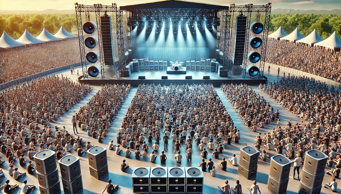 1000人觀眾的戶外演出擴聲系統(tǒng)